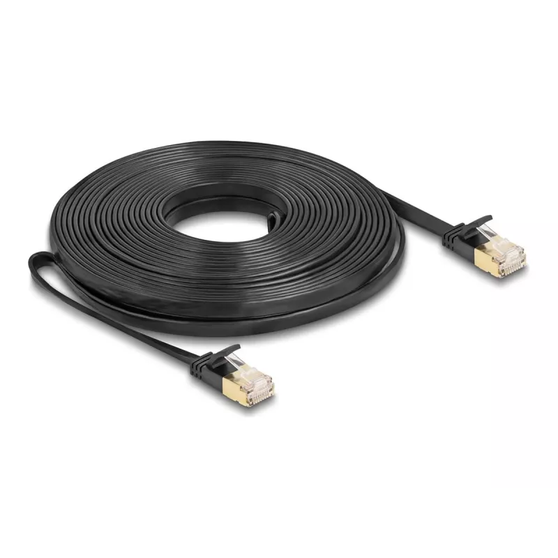 Netzwerkkabel DeLOCK RJ45 Cat.6A Stecker auf Stecker U/FTP 10m schwarz