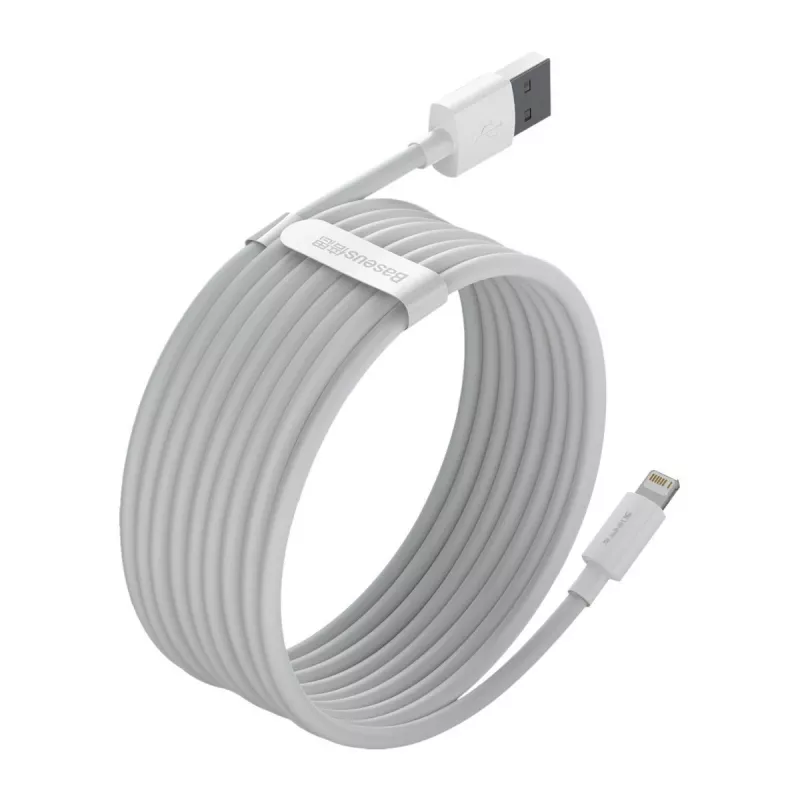 Baseus TZCALZJ-02 Handykabel Weiß 1,5 m USB A Lightning