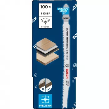 Bosch 2 608 900 546 Stichsäge-/Säbelsäge-/Reciprosägeblatt Stichsägeblatt Bimetal 100 Stück