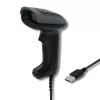 Hand-Barcodeleser QOLTEC 50863 — 1D/2D-Scanner, USB kabelgebunden, LED-Sensor, Schwarz, 5V, 1,8 m Kabel