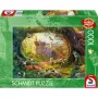 Puzzle 1000 Teile, Schmidt Spiele Märchenschloss und Waldzauber