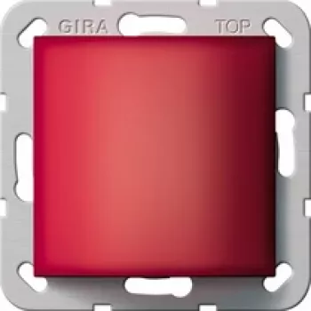 Verdrahteter Paniktaster Gira 291600 für Alarmanlagen, rot, netzbetrieben