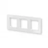 eQ-3 Homematic IP 162147A1 Glasrahmen, 3-fach, Weiß