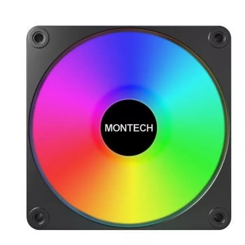 Montech GF120R V2 ARGB Computergehäuse-Lüftermodul 12 cm Schwarz 1 Stk.