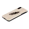 Handyhülle man and wood für iPhone X/XS — Indian Schwarz Schutzhülle