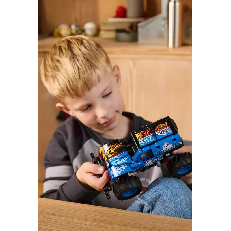 LEGO TECHNIC 42219 Monster Jam Grave Digger Feuer und Eis