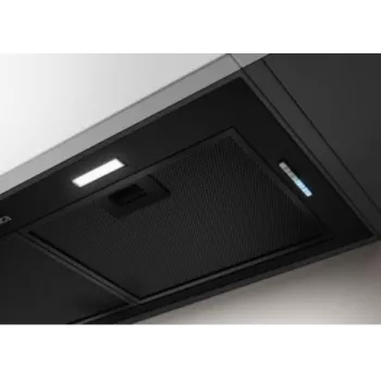 Einbau-Dunstabzugshaube Elica FOLD-BLK-60, Edelstahl-/Aktivkohlefilter, 514×251×283 mm, 580 m³/h