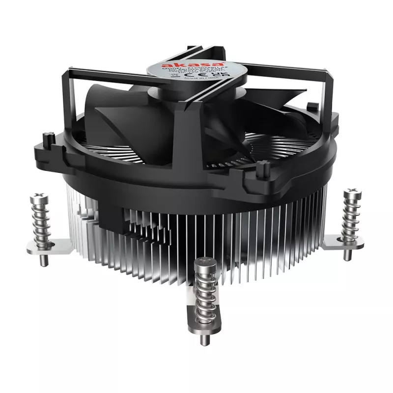 Akasa Intel LGA1700 Prozessor Hybrid-Kühler 9 cm Aluminium, Schwarz 1 Stk.