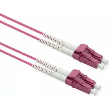 ROLINE Glasfaserkabel 50/125µm OM4 - LC/LC - stahlverstärkt - LSOH - violett - 20 m