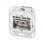 METZ CONNECT BTR IT CONNECT E-DAT Module 8/8(8) UP0 - Anschlussdose, Unterputz - RJ-45 X 2 (1309121200-E)