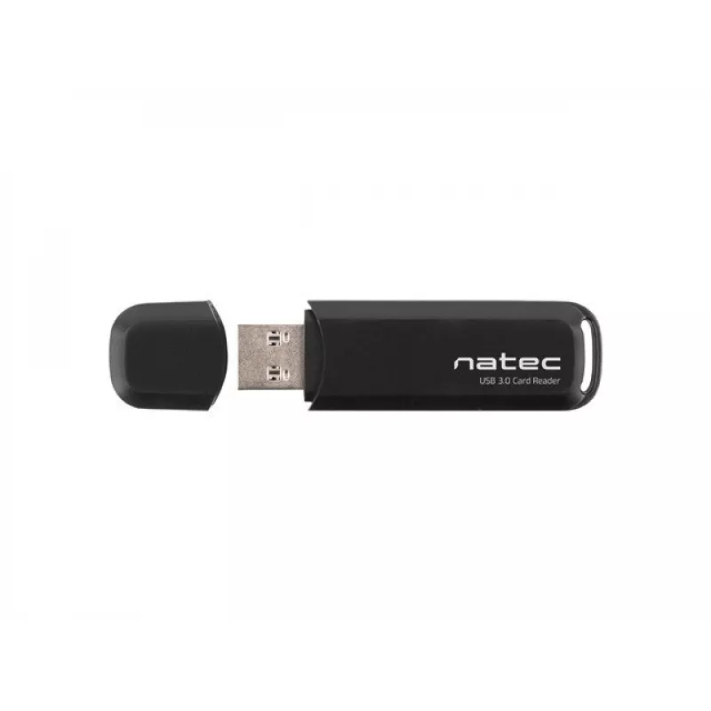 Kartenleser NATEC Scarab 2 USB 3.2 Gen 1 Typ-A — MicroSD-/SD-Unterstützung, 5000 Mbit/s, schwarz