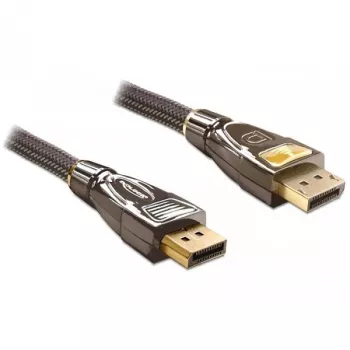 DisplayPort-Kabel DeLOCK 82770 1 m Schwarz Braun
