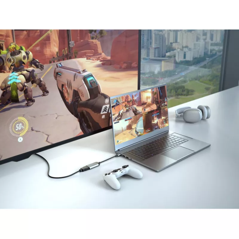 HYPER HD-H8K USB Type-C HDMI Edelstahl