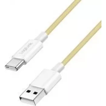 LogiLink USB 2.0 Typ-C-Kabel C/M auf A/M 60W gelb 1,5 m