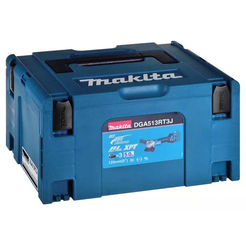 Winkelschleifer 18V 3x5.0Ah Akku DGA513RT3J MAKITA