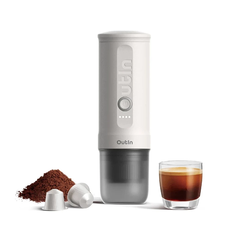 Kaffeemaschine Outin 670g Nano Weiß