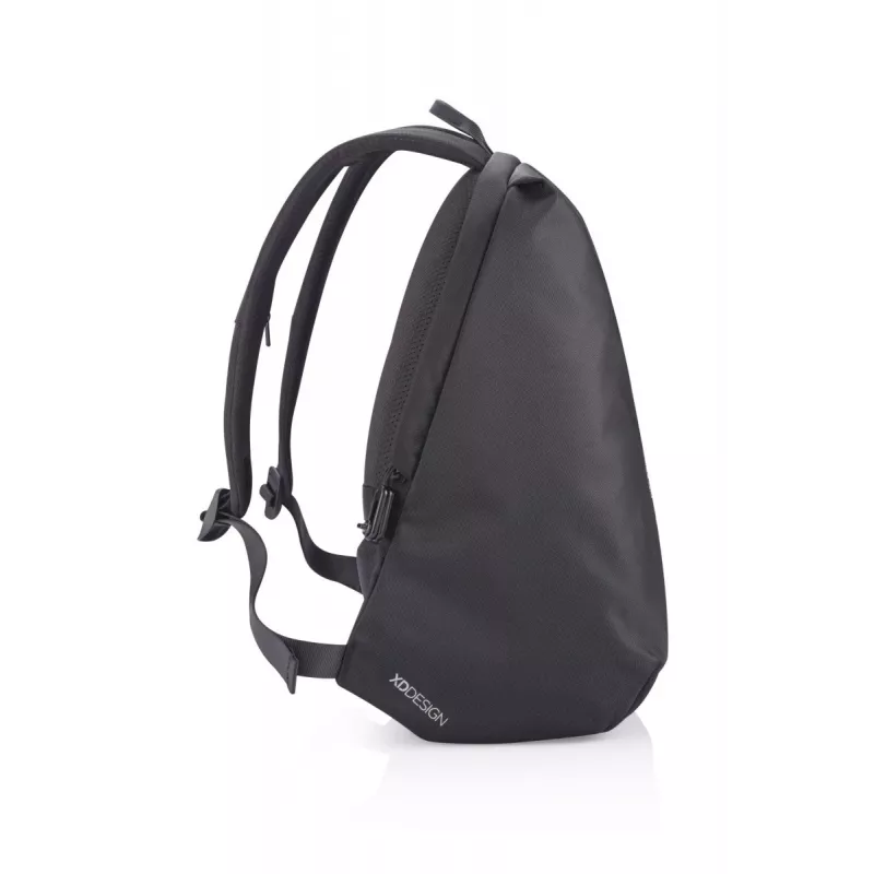 Freizeitrucksack XDDESIGN Bobby Soft mit 15,6-Zoll-Notebookfach, 16 l, PET, schwarz