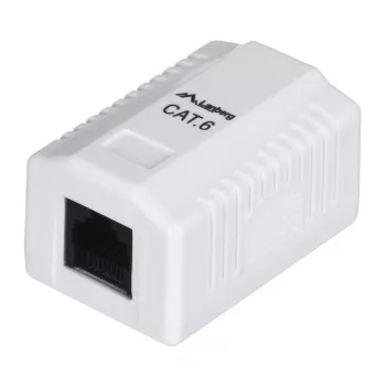 LANBERG Anschlussdose RJ-45 OU6-0001-W, Cat6, weiß
