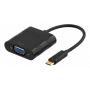 Video-Kabeladapter Deltaco USBC-1098