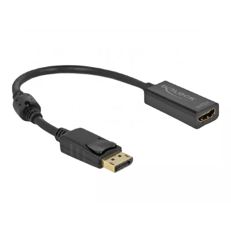 Adapter DisplayPort 1.2 Stecker auf HDMI Buchse 4K DeLOCK 63559