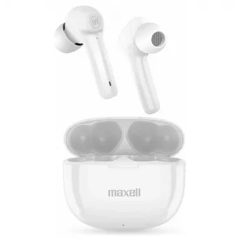 Maxell Dynamic+ kabellose Kopfhörer mit Ladecase Bluetooth weiß