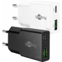 Goobay USB-C PD GaN Dual-Fast Charger schlank 30 W Weiß – 1x – Steckdose (75738)