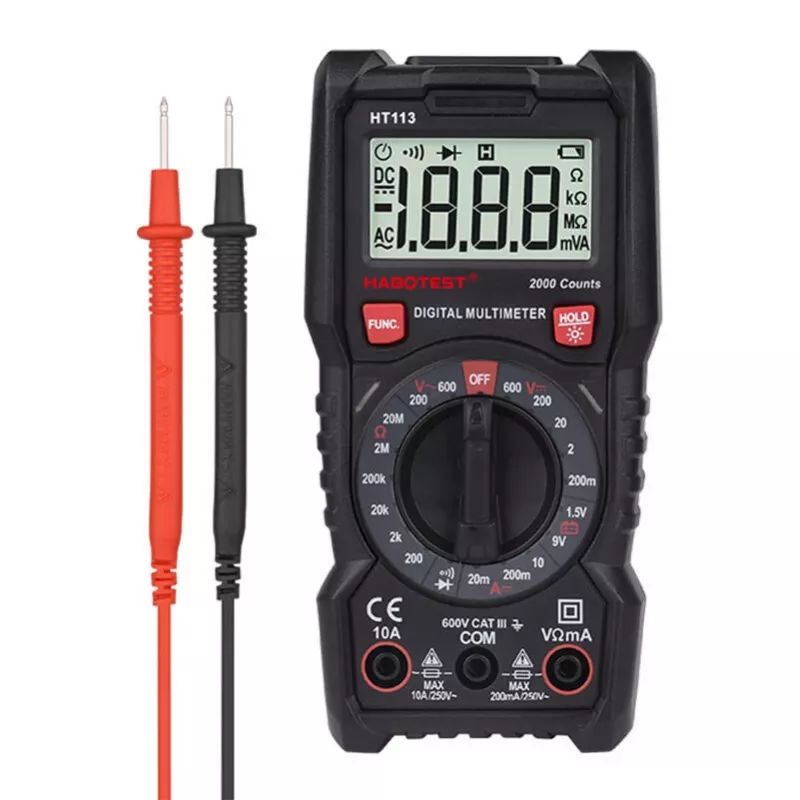Digitalmultimeter Habotest HT113 – AC/DC-Spannungs- und Strommessung