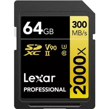 Lexar Professional 2000x 64 GB SDHC UHS-II Klasse 10 (LSD2000064G-BNNNG)