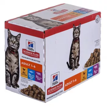 HILL'S Feline Adult Multipack Classic - Beutel 12x85g