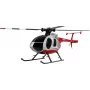 Amewi RC Hubschrauber MD500 Li-Po Akku 350mAh Silber/Rot (25354)