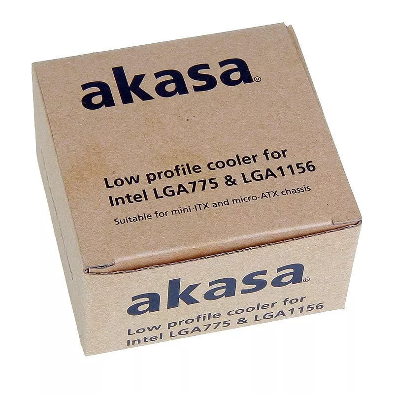 Akasa AK-CCE-7106HP Computer-Kühlsystem Prozessorkühler Schwarz, Silber