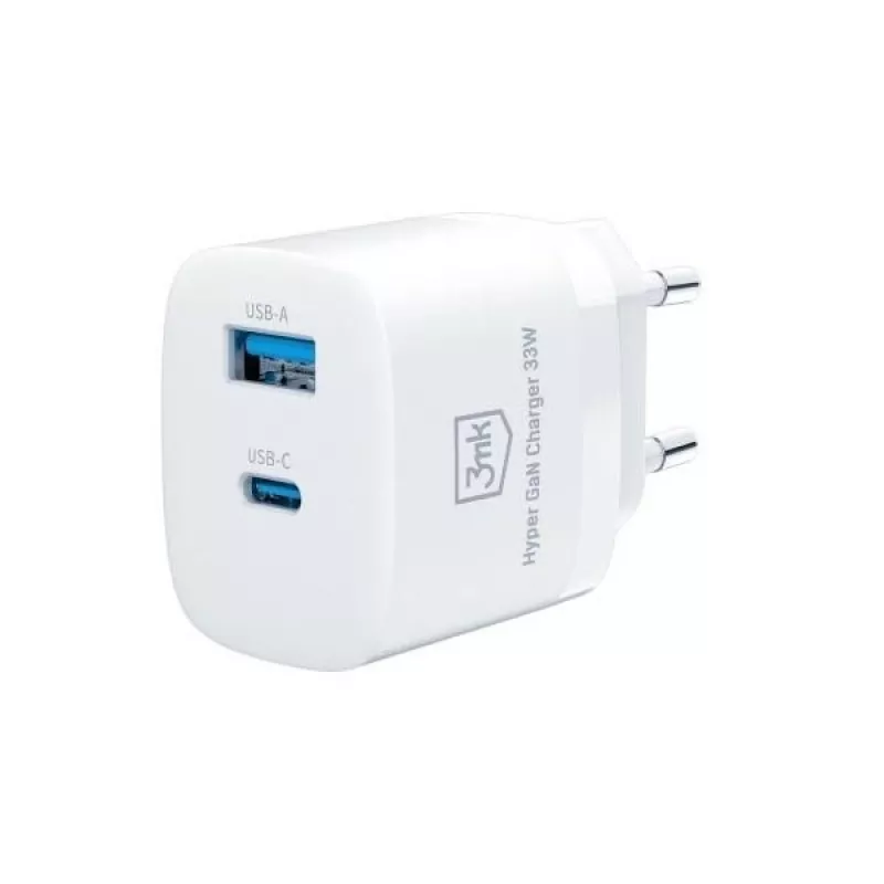 Ladegerät 33W GaN PD 1xUSB-A+1xUSB-A