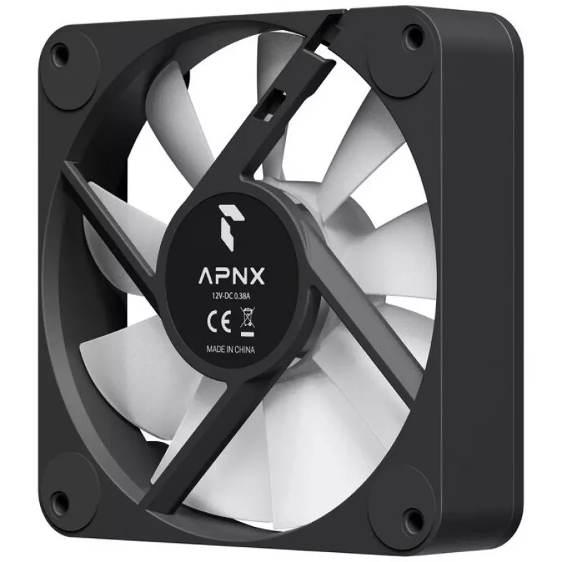 APNX FP1-R PWM Reverse ARGB-Gehäuselüfter 120 mm Schwarz