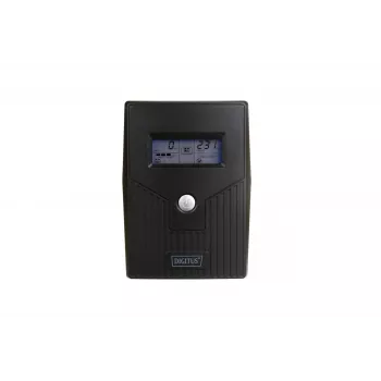 Unterbrechungsfreie Stromversorgung DIGITUS DN-170064-LCD-B 800VA 480W Line-Interactive mit LCD