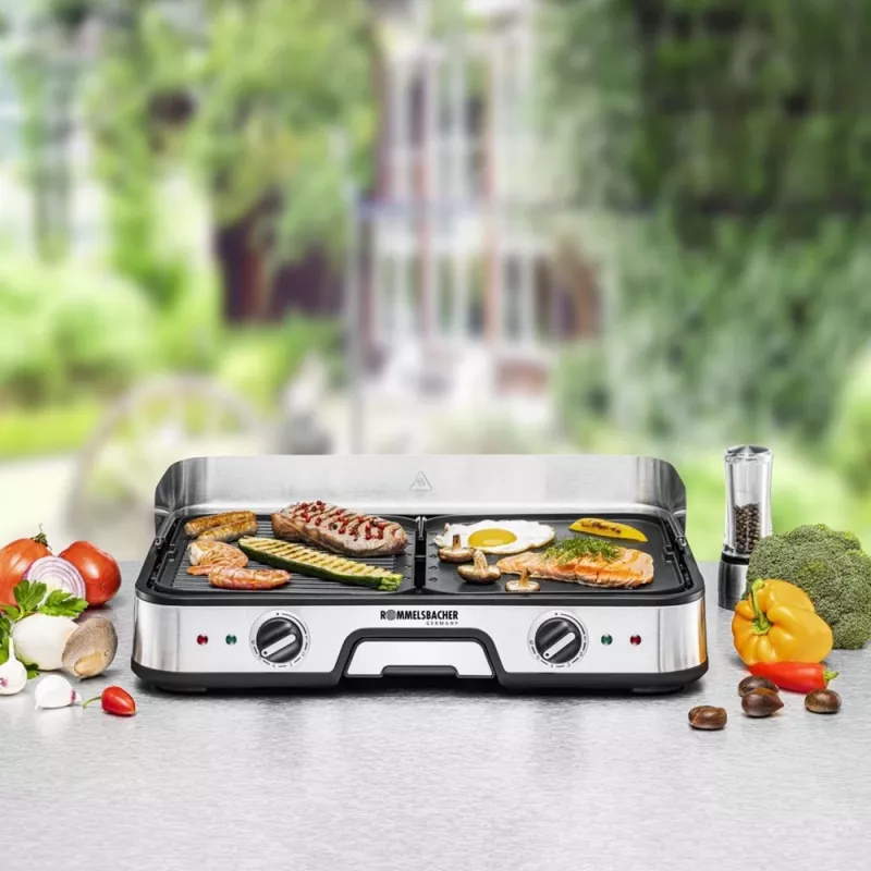 ROMMELSBACHER BBQ 2025, 2000 W, 230 V, 520 mm, 360 mm, 145 mm, 5,2 kg