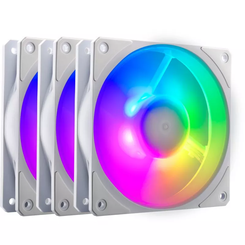 COOLER MASTER Mobius 120P ARGB 120mm Weiß 3er-Pack