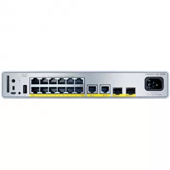 Managed Network Switch Cisco C9200CX-12P-2X2G-A Gigabit Ethernet PoE 14 Ports