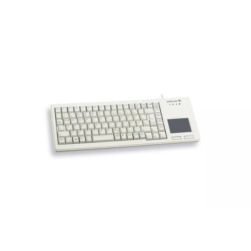 CHERRY XS Touchpad Tastatur Universal USB QWERTY US Englisch Grau