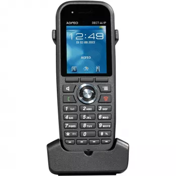 DECT-Telefon agfeo hypervoice DECT44 IP für VoIP – schnurloses SIP-Telefon, kompatibel mit DECT-IP-Basisstationen
