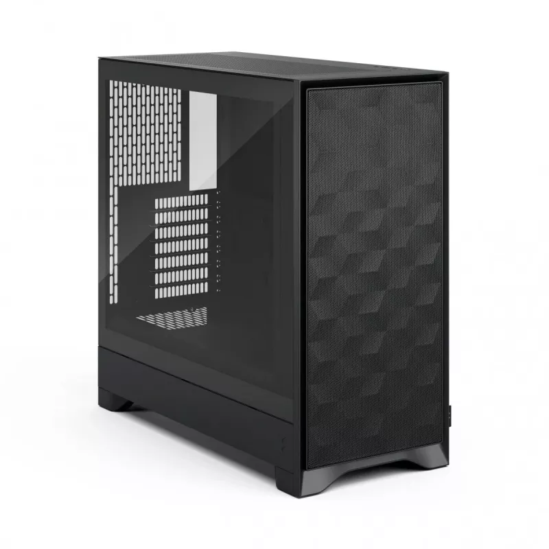PC-Gehäuse Fractal Design Pop 2 Air Schwarz TG Midi Tower – ATX, 3x 120 mm Frontlüfter, unterstützt 2,5-Zoll- & 3,5-Zoll-Laufwerke