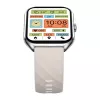 Smartwatch Zeblaze GTS 4 — 1,94 Zoll (4,93 cm) AMOLED 466×466 px, Touchscreen, Wi‑Fi, Metallgehäuse, Silikonarmband (Weiß)