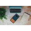 Smartphone-Hülle man and wood für Galaxy S10e — Denim Schwarz Schutzhülle