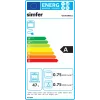 Einbau-Backofen SIMFER 4207DERBB.1 — 47 L, multifunktional, manuelle Steuerung, 45 cm, weiß