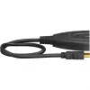 HDMI-Umschaltbox 3 to 1 (4K @ 60Hz), HDMI Switch (schwarz, 55cm Kabel)