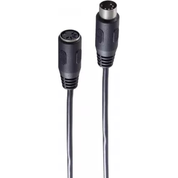 Audiokabel ShiverPeaks BS10104 2,5m DIN 5-polig Stecker auf Buchse Schwarz