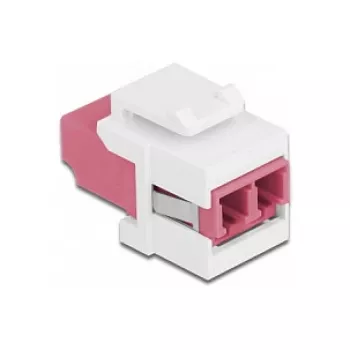 Keystone-Modul LC Duplex Buchse auf LC Duplex Buchse DeLOCK 86818