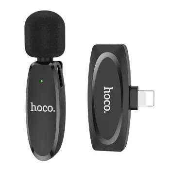 Kabelloses digitales Mikrofon HOCO L15, Clip-on, Lightning