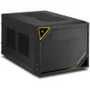 PC-Gehäuse Sharkoon SHARK ZONE C10 Mini-ITX Schwarz, Gelb