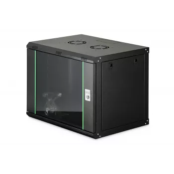 Wandmontierter Schaltschrank DIGITUS Dynamic-N 9U, 600x450 mm (BxT), IP20, Schlüsselschloss, unmontiert