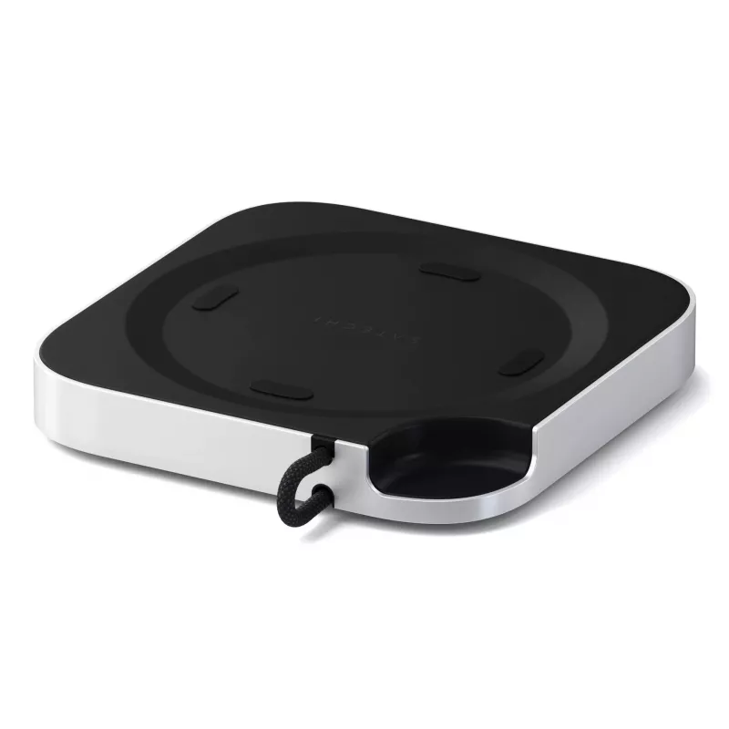Satechi Laptop-Dock/Port-Replikator ST-GNMMES — kabelgebundener USB 3.2 Gen 2 Typ-C Hub, USB-A & SD, Silber